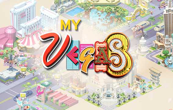 Image of myVEGAS Slots Facebook game cover.
